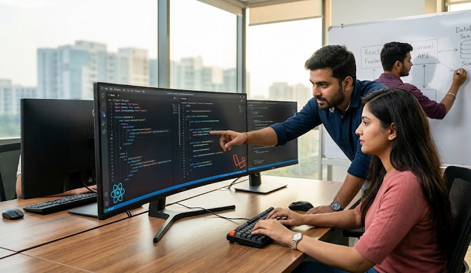 Why Noida Businesses Are Upgrading to Custom React and Laravel Web Apps